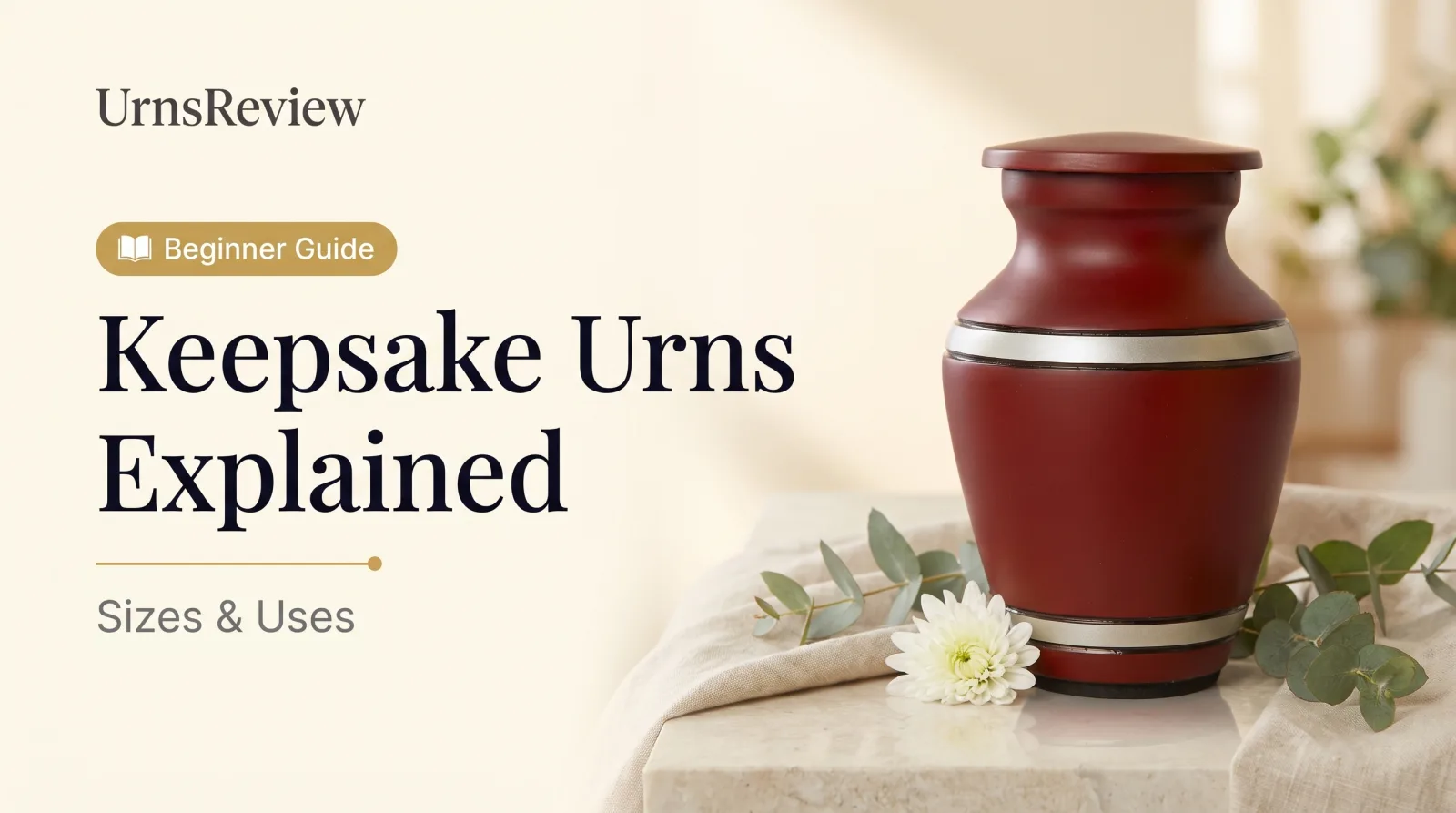 Keepsake Urns Explained: Sizes & Uses